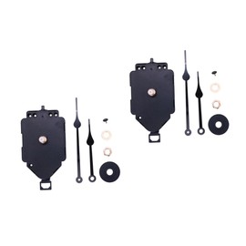 Gadpiparty 2 Sets DIY Clock Kit with Metal Clock Hands and Movement Mechanism Lightweight and Durable Parts