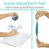 Vive Commode Liners with Absorbent Pads - Portable Toilet Bedside