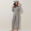 MUMUBREAL Womens Fleece Onesies Pajamas Jumpsuit Warm Sherpa Romper Sleepwear