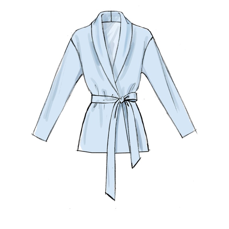 McCall Pattern Women's Loose Fit Belted Jacket, Sizes 4-14 Sewing