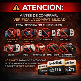 Microsd 1tb Bytelink Smart Card Mas Espacio Para Celular