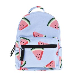 JameStyle26 Print Flamingo Doughnut Children's Backpack Kids Backpack Nursery Rabbit Leisure School Bag Backpack Bag Girls Boys Melon Avocado, Red (watermelon), Rucksack