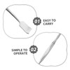 Gatuida 2pcs Stainless Steel Facial Pore Scraper Tool Blackhead Extractor
