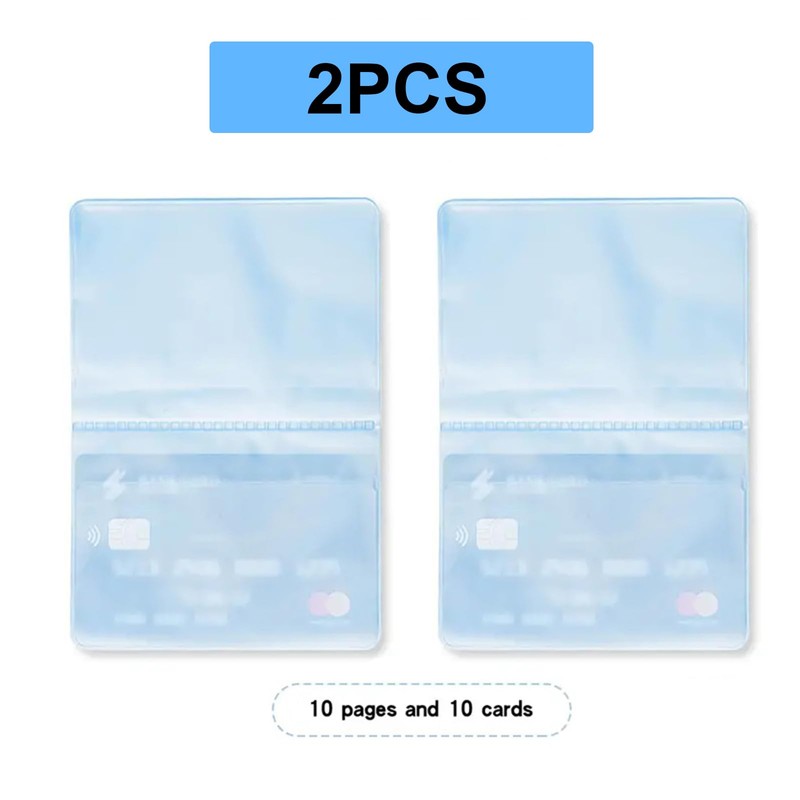 Arsmat Set of 2 Wallet Insert Credit Card Holder with