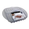 Compact Microwave Bacon, Sausage Meat & Poultry Cooking Tray with