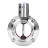 DERNORD 2 Pack 2 Inch Tri Clamp Sanitary Butterfly Valve