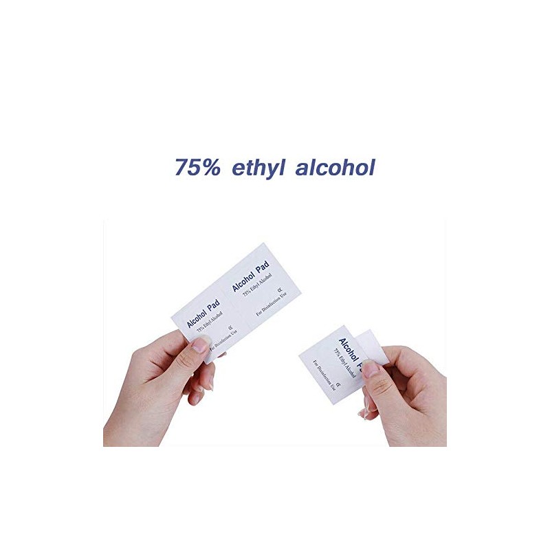 Box of 100pc of Alcohol Pads Alcohol Wipes Pads 75%