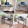 EUREKA ERGONOMIC Modern Folding Computer Desk Teen Student Dorm Study