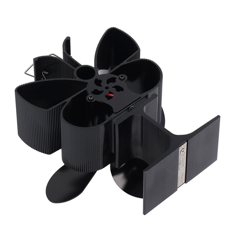 4 Blades Heat Powered Fireplace Fan Self Starting Temperature Resistant