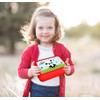 CreaDesign, Children's Lunch Box, Lunch Box, Red with Compartments, Ideal