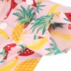 Dog Fruit Print Shirt Breathable Cool Fashionable Cute Pet Clothes