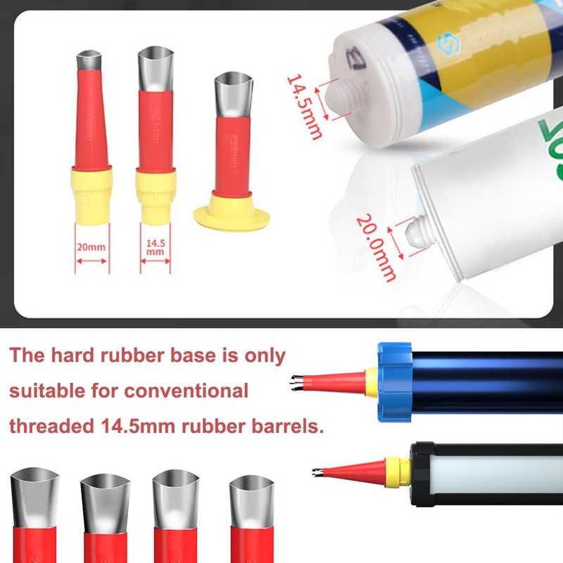27 Pcs Caulking Finisher Kit, Reusable Caulking Nozzle Coating 15