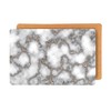 Dainty Home Smokey Gold Marble Rectangle Cork Placemats - Heat