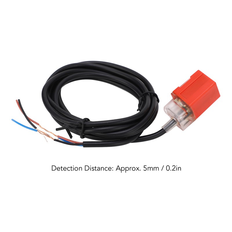 5Pcs Proximity Switch NPN Normally Open 100Hz Response Frequency IP65
