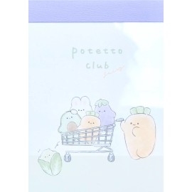 Crux Potetto Club Mini Memo Pad Juicy (Shopping Cart) ~ KAWAII!!