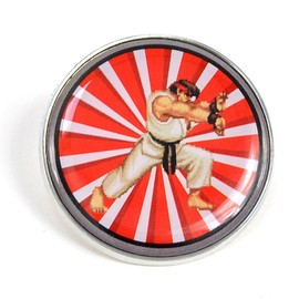 Half Moon Bay PBADCC01 Street Fighter-Ryu (Pin Badge) Half Moon Merchandising Ufficiale, Youth Unisex, Multi, Single