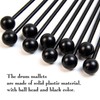 Framendino, 10 Pack Plastic Bell Mallets Solid Drum Percussion Sticks