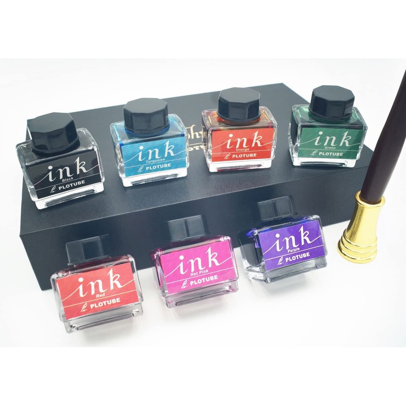 IDEAPOOL Calligraphy Pen Set, 22 pieces – Includes 7 Bottle