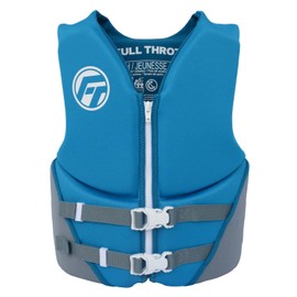 Full Throttle Youth Rapid Dry USCG Approved Life Jacket, Blue