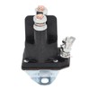 Starter Solenoid Relay, Mower Starter Solenoid with 2 Hole Bracket,