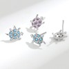 Cute Sea Turtle Stud Earrings for Women 925 Sterling Silver