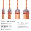 XALXMAW 40Pcs Lever Wire Connector, DIY Mini Compact Splicing Electrical