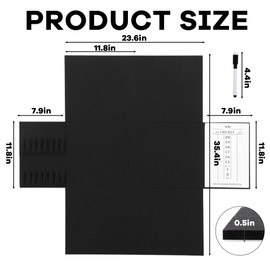 ROYALAY 3 Pcs Dart Board Wall Protectors with Dart Scoreboard and Dart Holder, Felt Dartboard Surround Wall Protector, 35.4x23.6x0.5in Extended Length Dartboard with Magnetic Pen, Dart Accessories