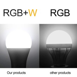 HYDONG Glühbirne E27 LED Farbwechsel Lampe mit Fernbedienung, 10W RGB + Kaltweiss Dimmbar Edison Farbige Birnen für Schlafzimmer Wohnzimmer Atmosphäre Licht