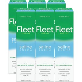 Fleet Enema Salino 4.5 Oz (6 Unidades, 133 Ml C/u)