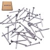 SKIR'CO (400 pcs) Steel 1.6 x 25 mm Construction Nails,