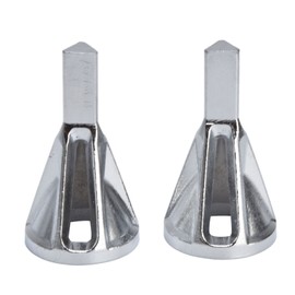 2pcs Deburring Chamfering Device Triangular Handle Deburring External Drill for Stainless Steel Copper Brass Aluminum