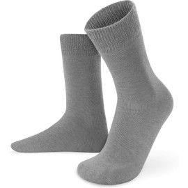 normani 3 Pairs of Alpaca Full Plush Winter Socks with Extra Soft Elastic Waistband for Men and Women Colour Grey/Brown/Beige Size 43-46