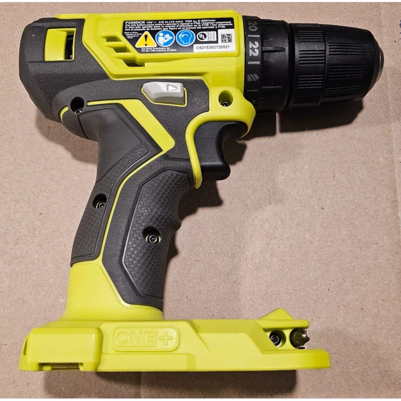 Ryobi New, Ryobi One+ P209DCN 18V Drill/Driver Bare Tool with