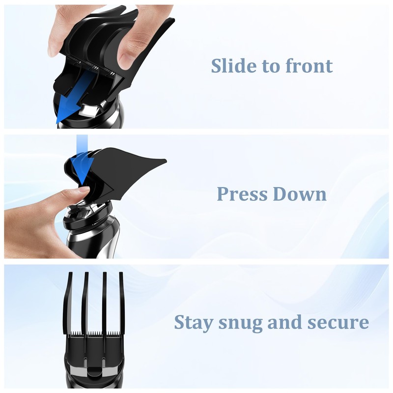 CR8GR8 Professional Hair Clipper Combs Guides, Hair Clipper Guards 1