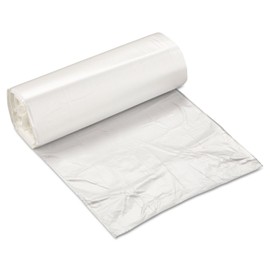 Inteplast Group High-Density Can Liner, 24 X 24, 10Gal, 5Mic, Clear, 50/Roll, 20 Rolls/Carton