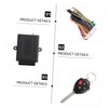 BIUDECO Car Security System 12v Remote Control Lock Theft Alarm