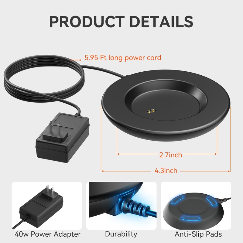 FEFAIA Charging Coaster 2 Compatible with Temperature Control Smart Mug