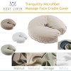 Body Linen Tranquility Microfiber Massage Face Rest Covers for Massage