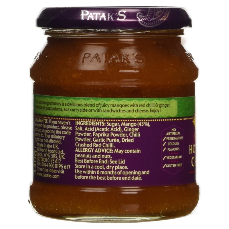 Patak's Hot Mango Chutney