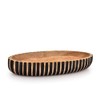 Kimona Decorative Bowl Wooden Centerpiece Table Decorations Decorative Long Wooden
