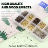 Keadic 1600Pcs Small Tiny Nails Assortment Set with Storage Case,