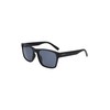 Cole Haan Mens Polarized Sunglass Rectangular, Black, 57mm