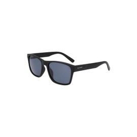 Cole Haan Mens Polarized Sunglass Rectangular, Black, 57mm