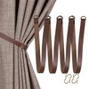 Home Queen Leather Curtain Tie Backs Attach to Wall, Outdoor