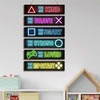 Vagafilla 6 Pieces Neon Gaming Decor Boys Room Decor Inspirational