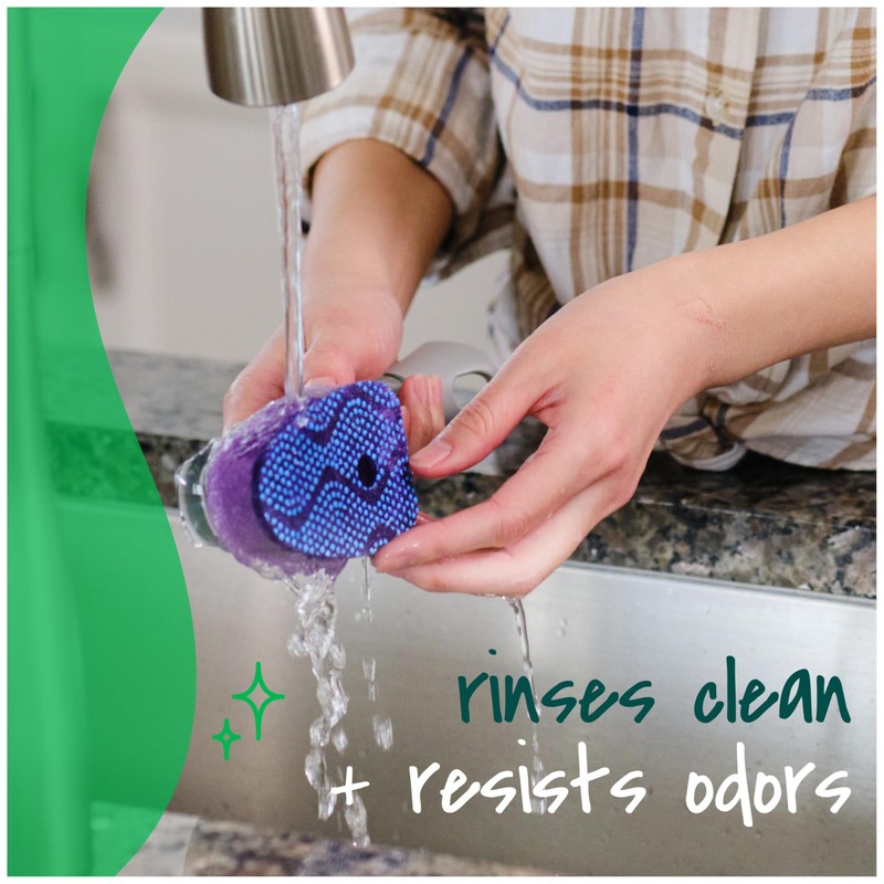 Scotch-Brite Scrub Dots Dishwand Refills for Cleaning Kitchen, Bathroom, and