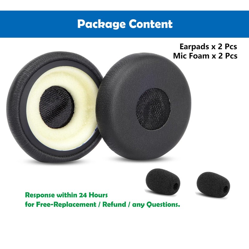 DowiTech Professional Replacement Ear Pads Compatible with Jabra Evolve 65