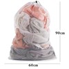 INF Laundry net, laundry bag large, laundry bag 90x60cm, white