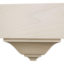 2 3/4"P x 5 5/8"H x 5 1/2"W Americraft Solid Hardwood Stain Grade Universal Outside Crown Moulding Block for Profiles up to 3"H x 2 3/4"P, Maple