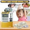 NETNEW ATM Piggy Bank Toys for Kids with Debit Card,